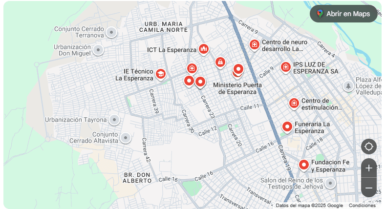 Datos empresariales de Centro De Neurodesarrollo La Esperanza